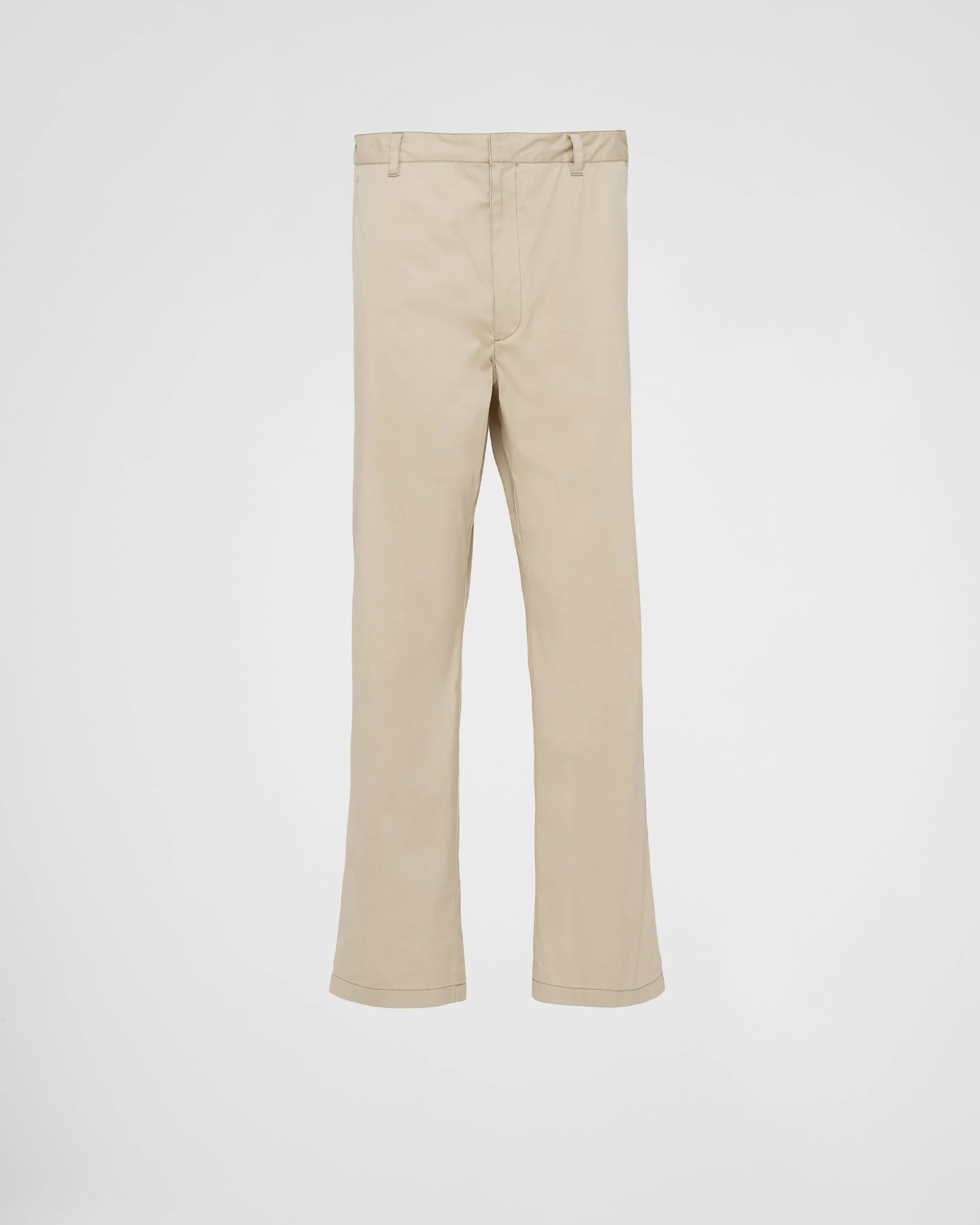 Stretch poplin pants - 1