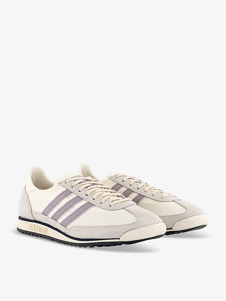 SL 72 suede and mesh low-top trainers - 3