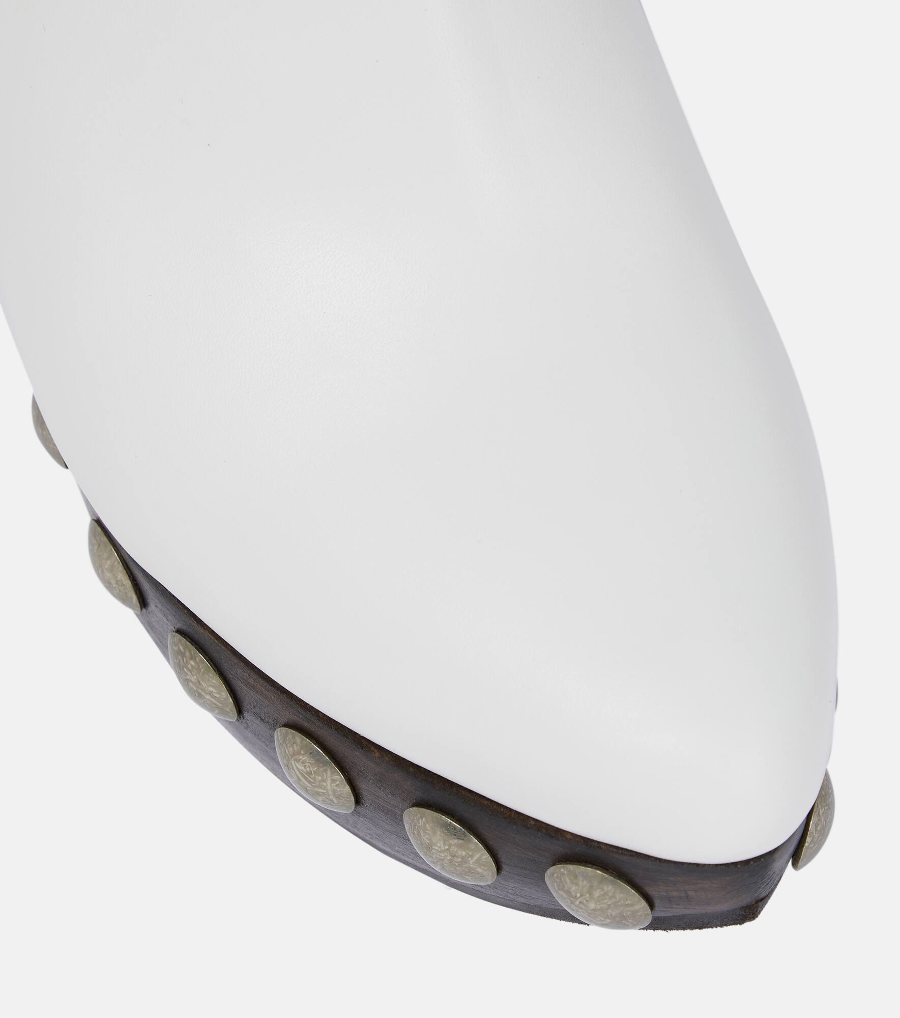 Leather clogs - 6