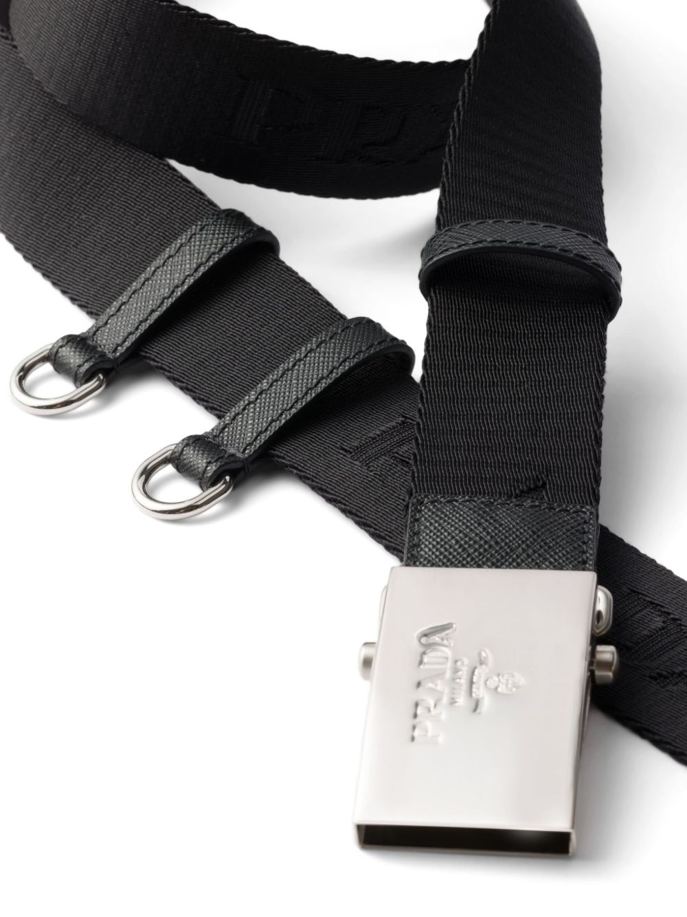 logo-tape belt - 2