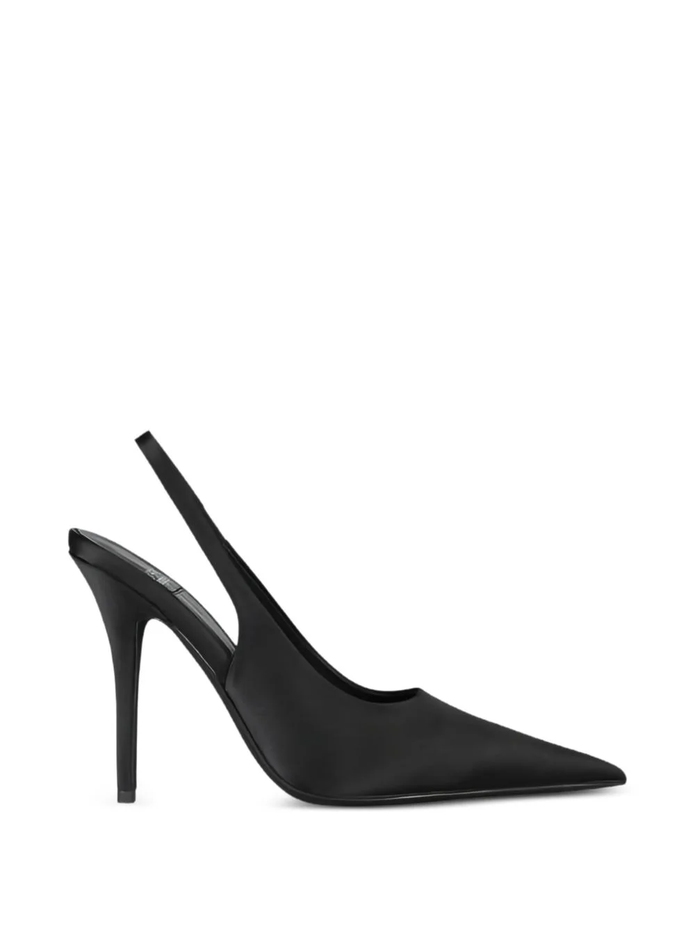 satin slingback pumps - 1