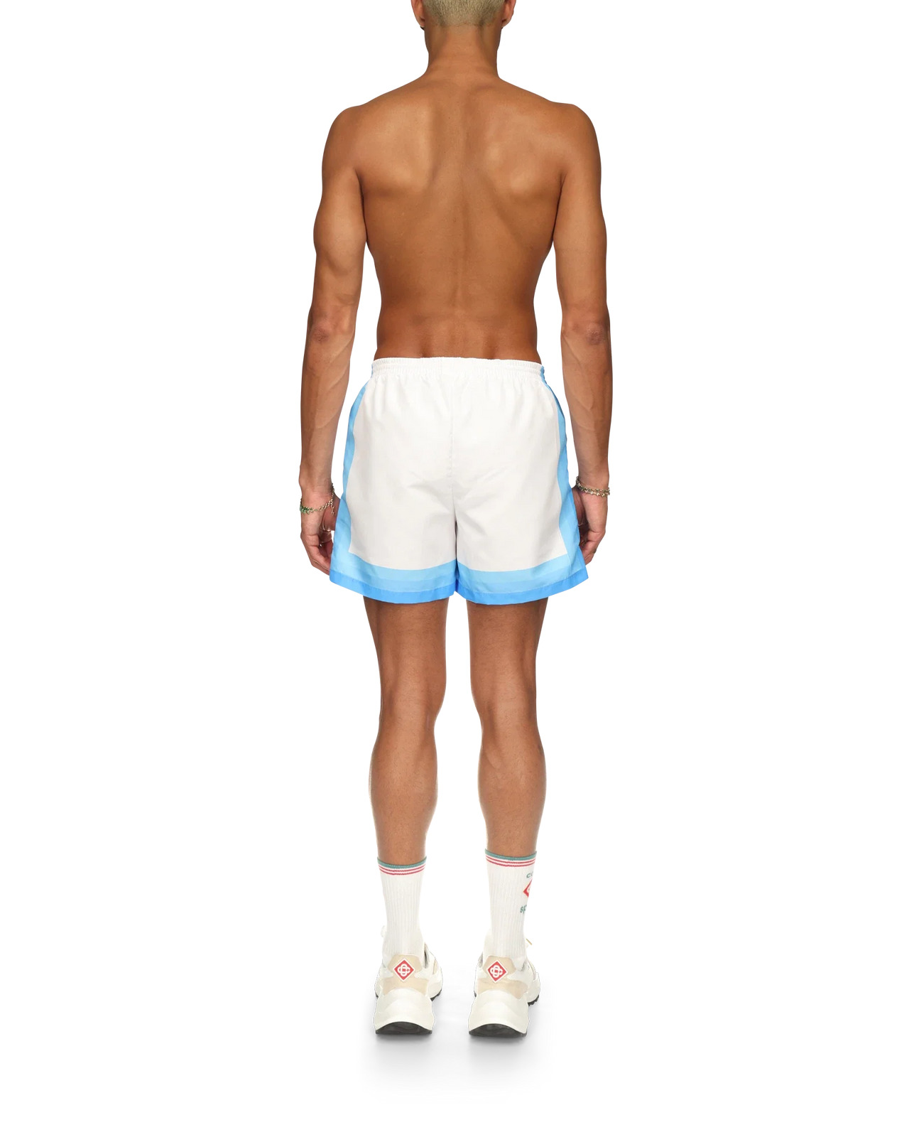 Blue Gradient Swim Trunks - 3