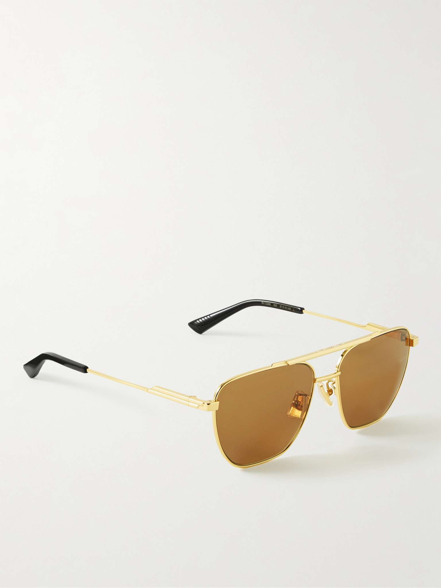 Aviator-Style Metal Sunglasses - 3