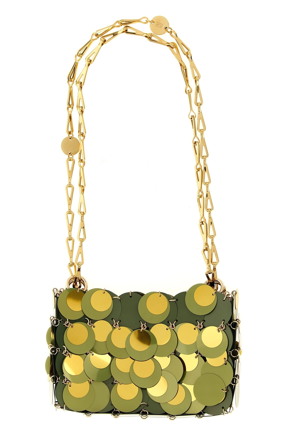 'Kaki Sparkle Nano' shoulder bag - 3
