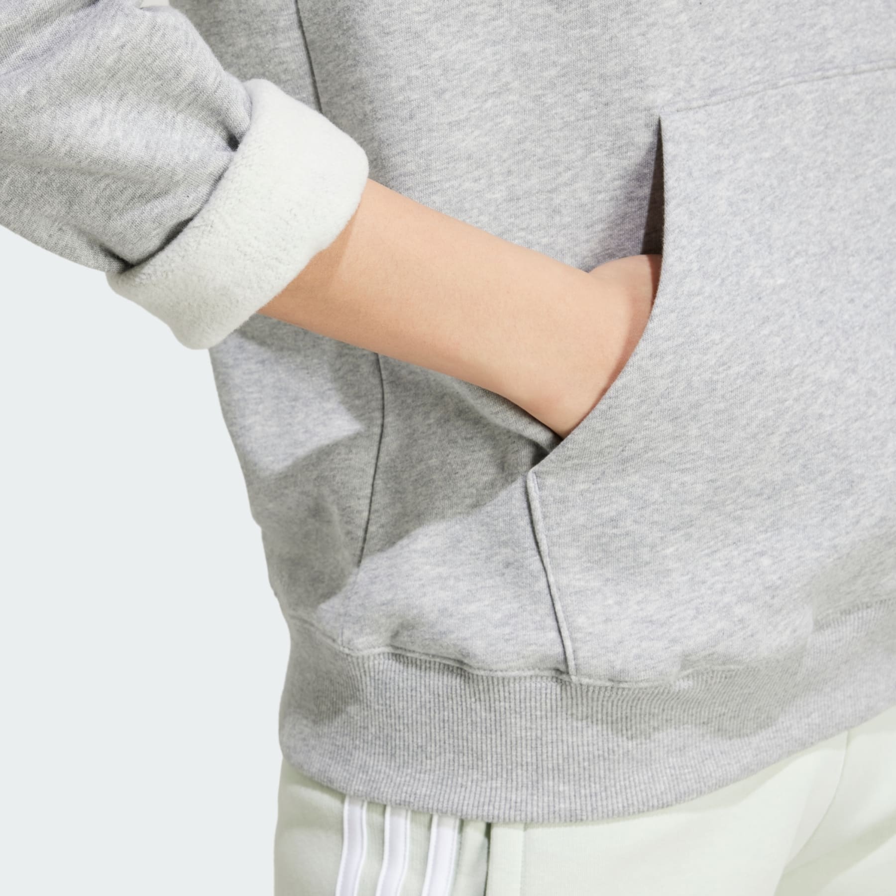 Essentials Big Logo Regular Fleece Hoodie - 6