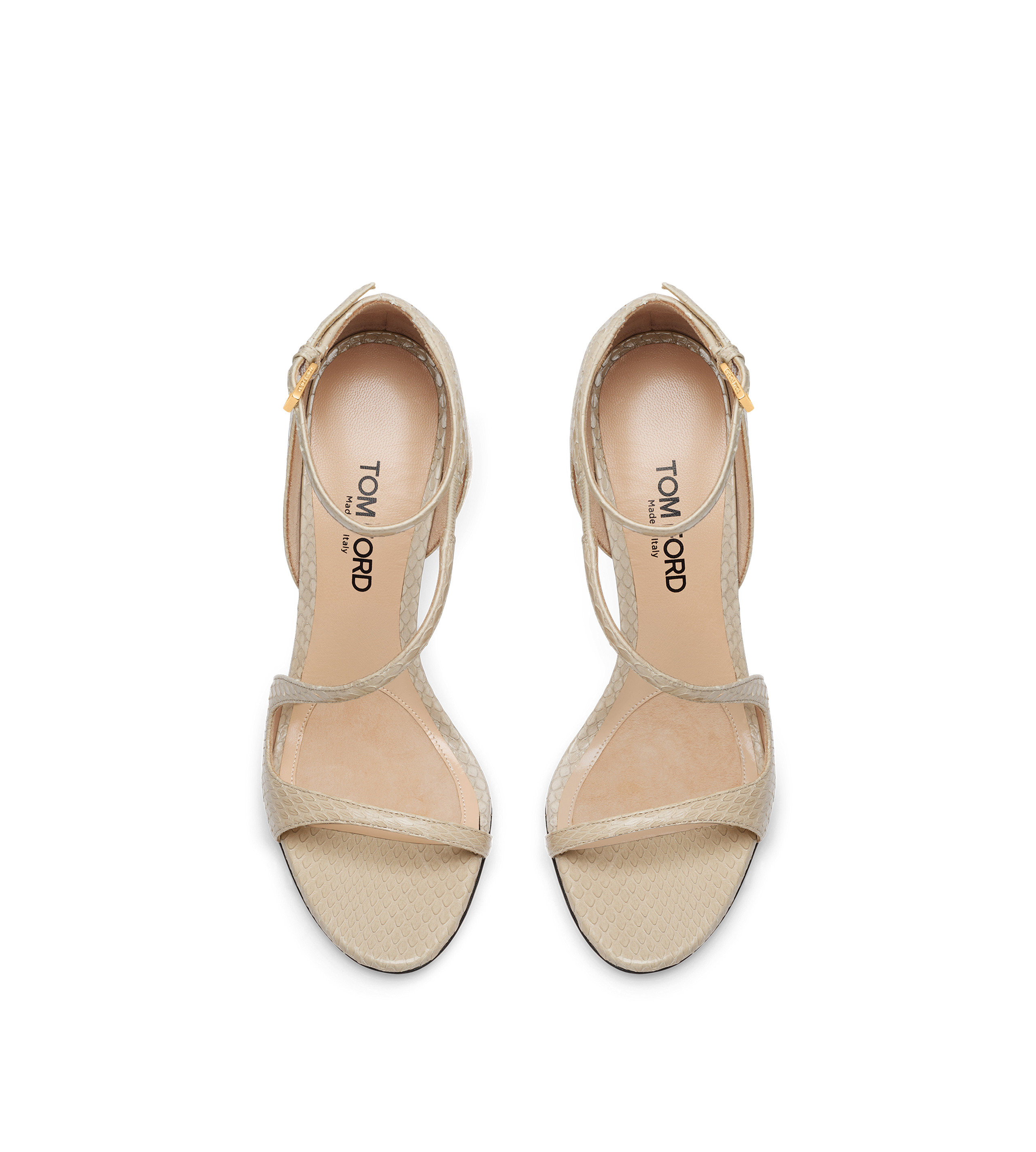 AYERS SNAKESKIN NEWTON SANDAL - 4
