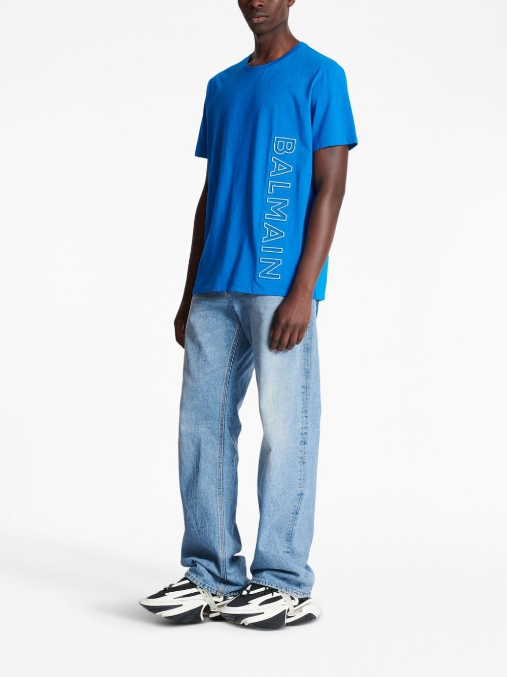logo-print short-sleeved cotton T-shirt - 3