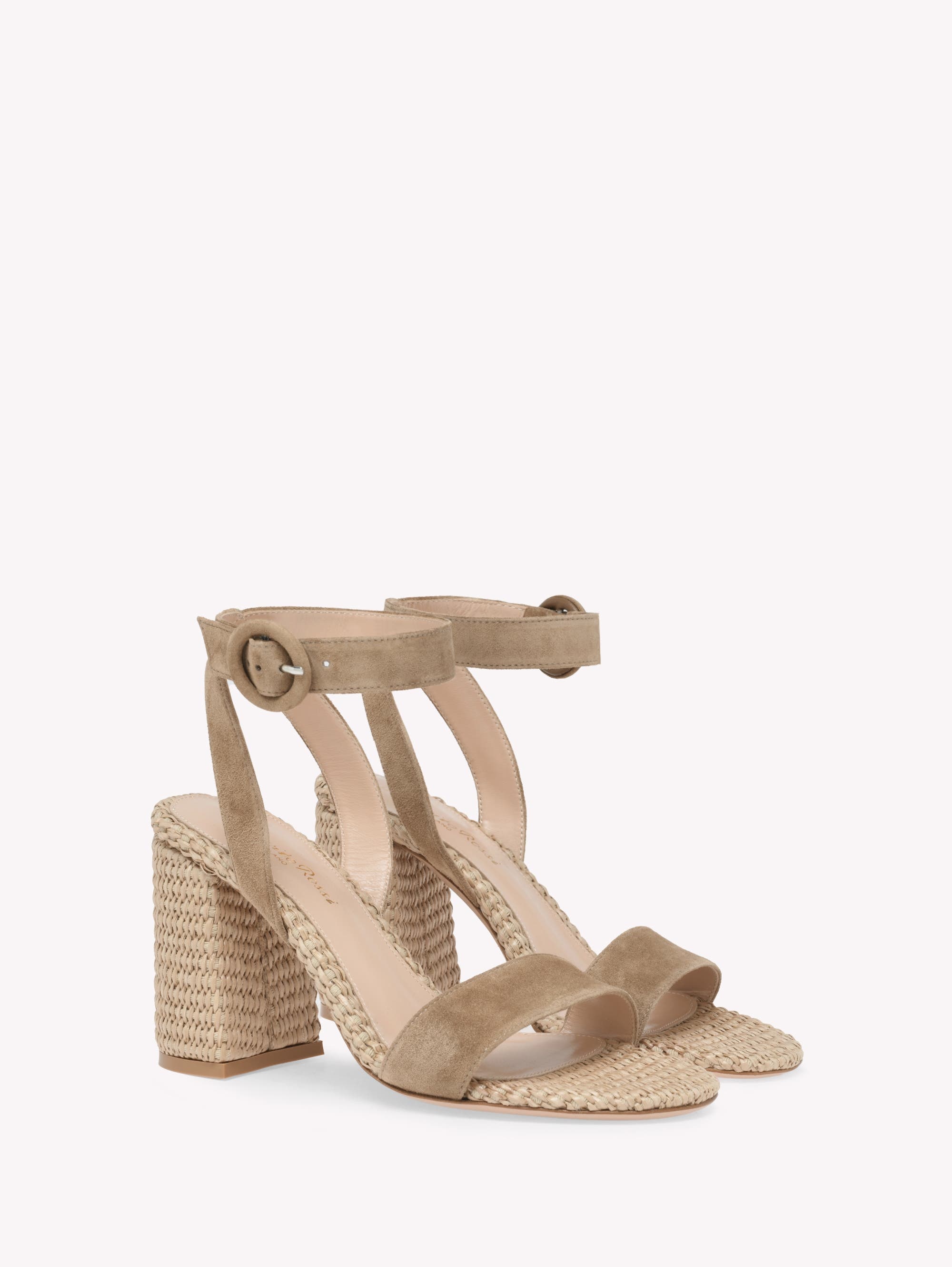 Gianvito Rossi Luana Sandals in Brown at Nordstrom - 2
