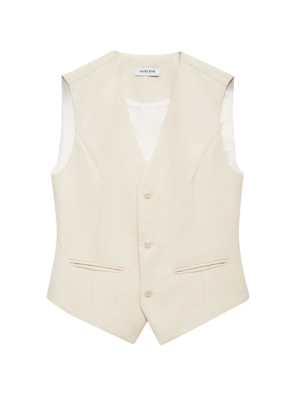 Mario button V-neck waistcoat - 1