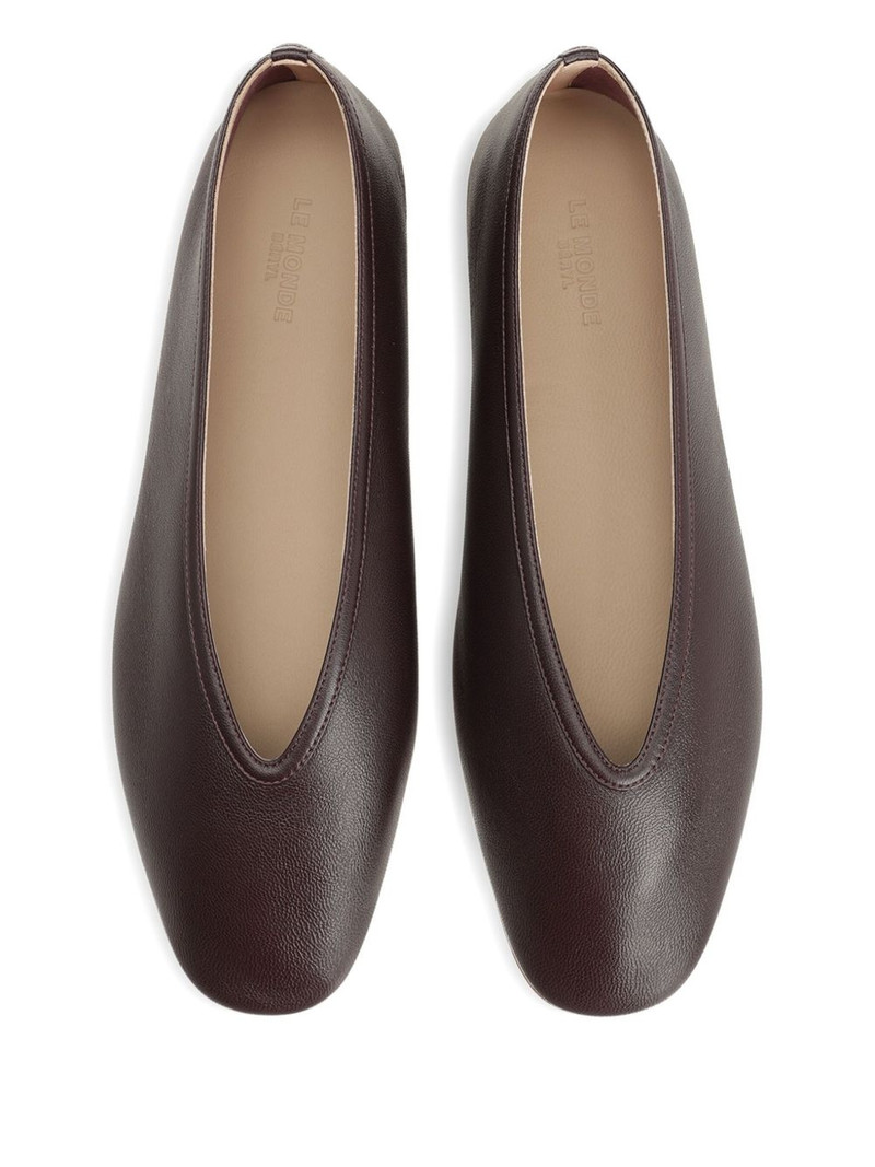 LE MONDE BÉRYL leather ballet flats outlook