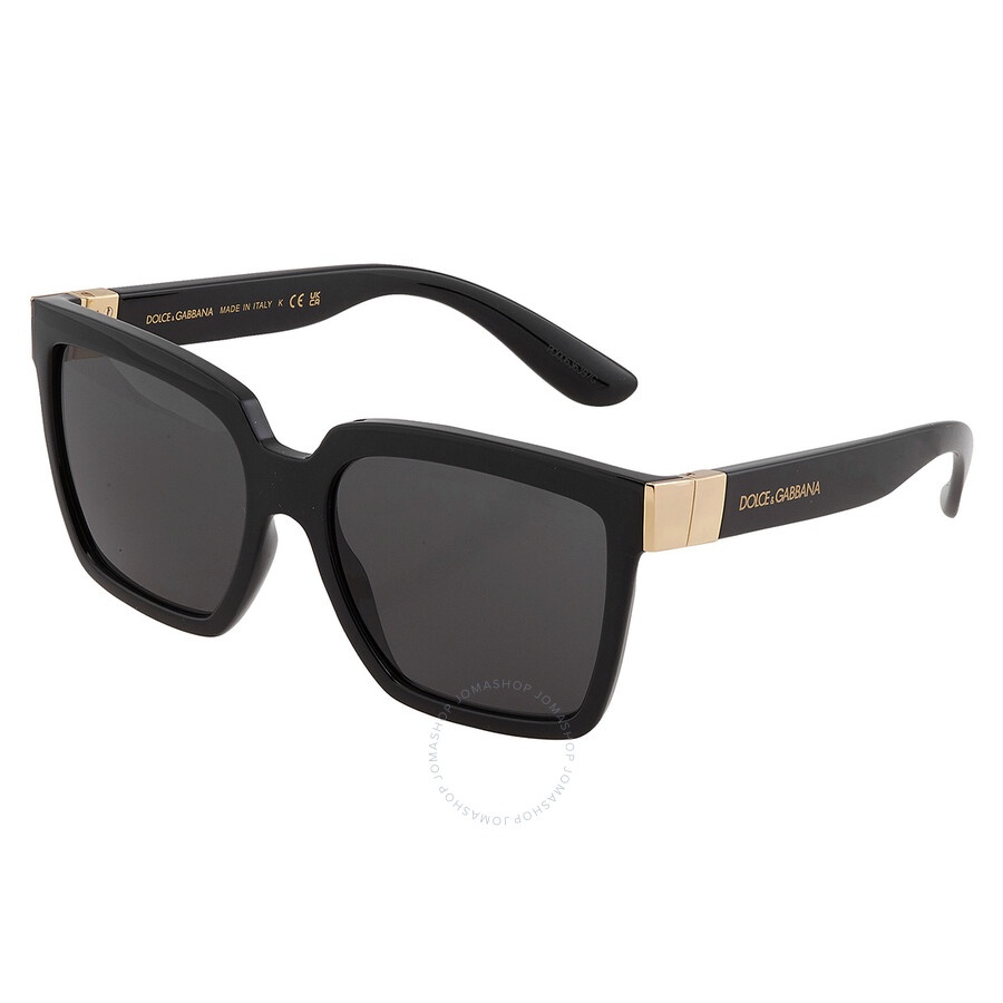 Dolce and Gabbana Dark Grey Square Ladies Sunglasses DG6165 501/87 56 - 4