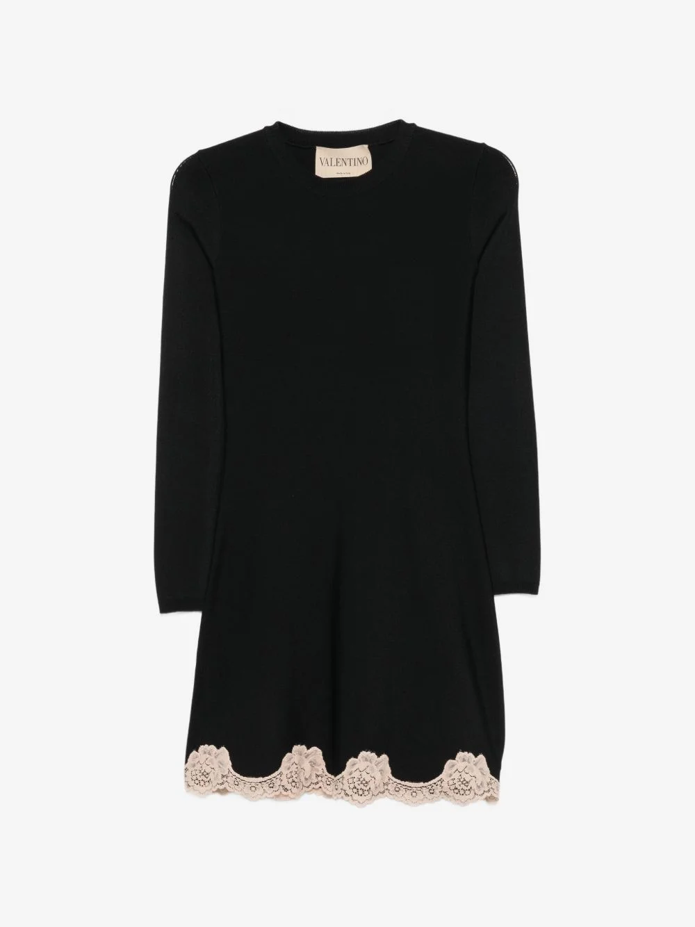 lace-trim dress - 1