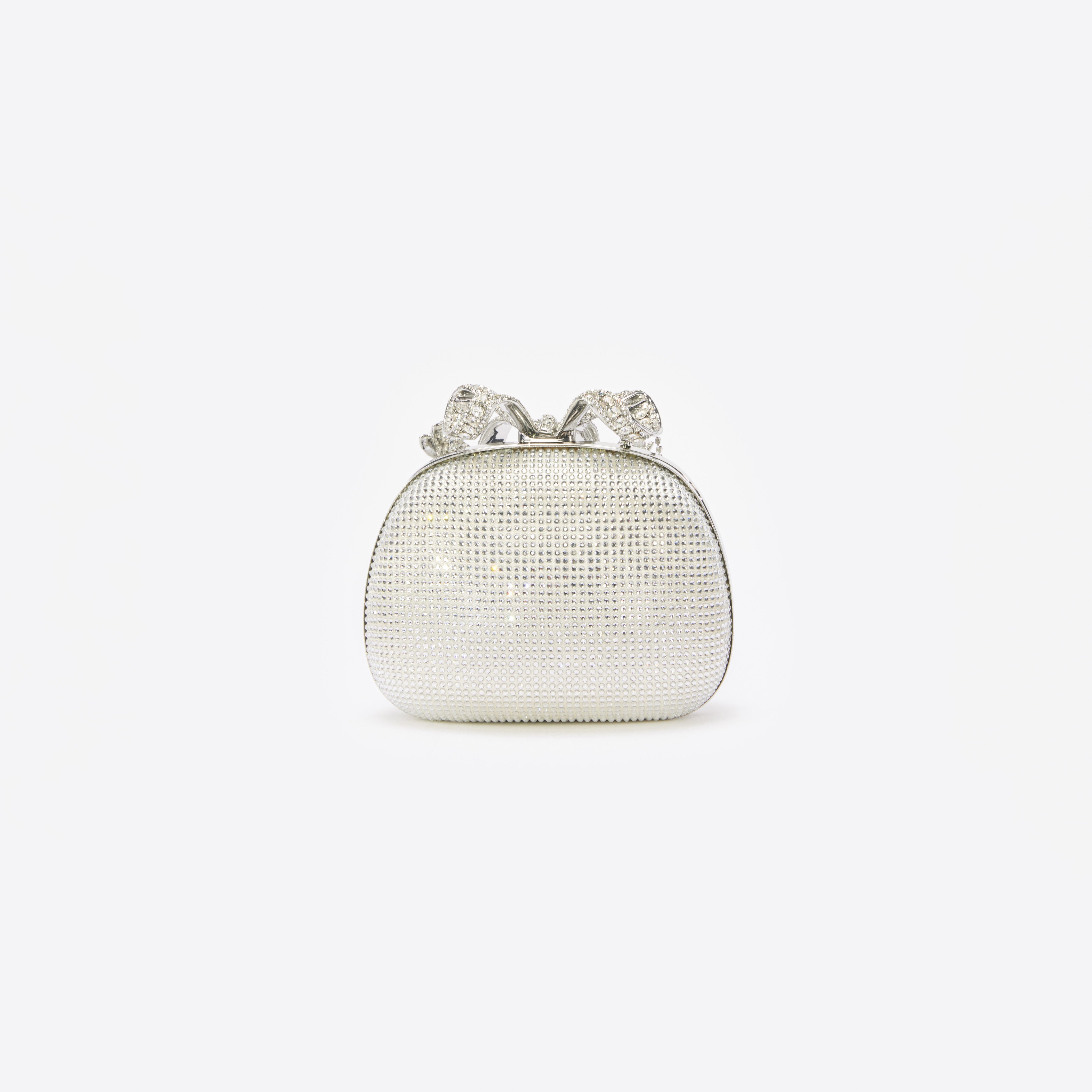 Champagne Rhinestone Clutch Bag - 3