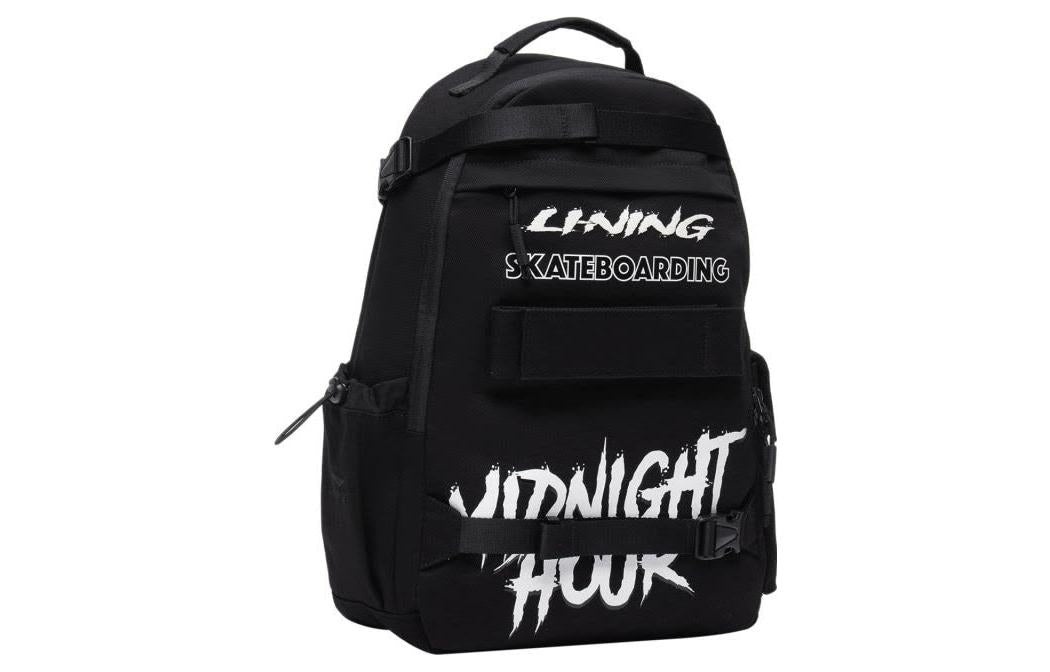 Li-Ning Skateboard Backpack 'Black White' ABSS051-1 - 2