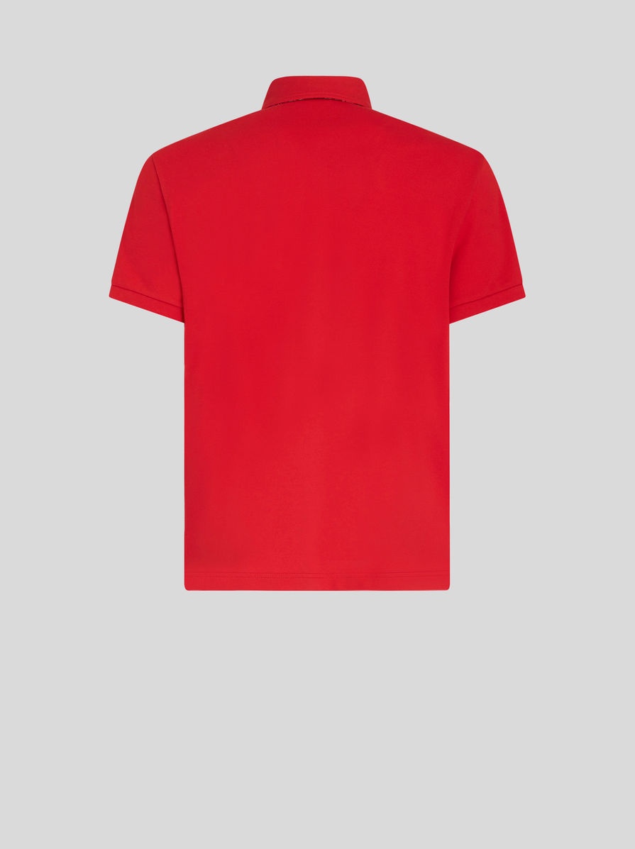 POLO SHIRT WITH EMBROIDERED PEGASO - 5