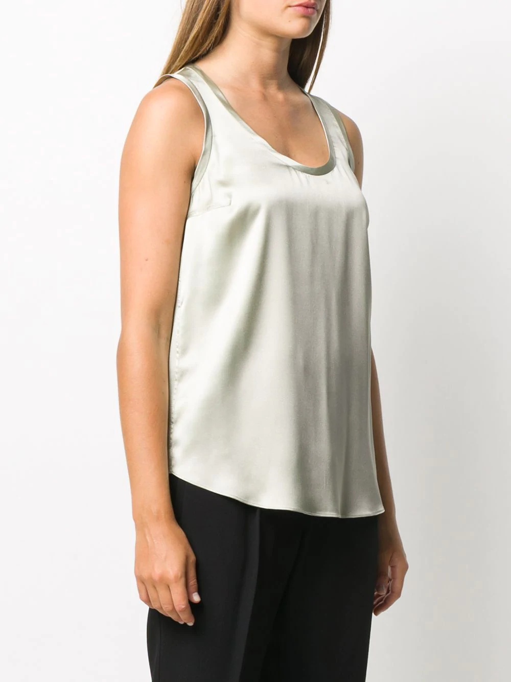 scoop neck sleeveless top - 3