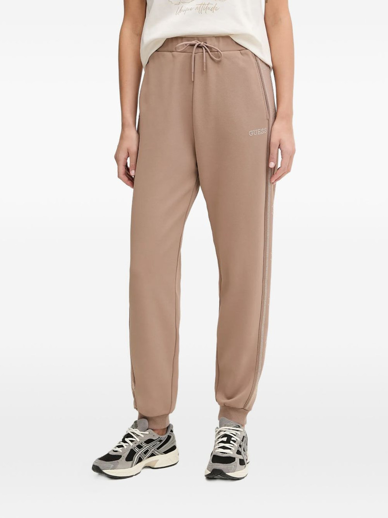 logo-embroidered track pants 1