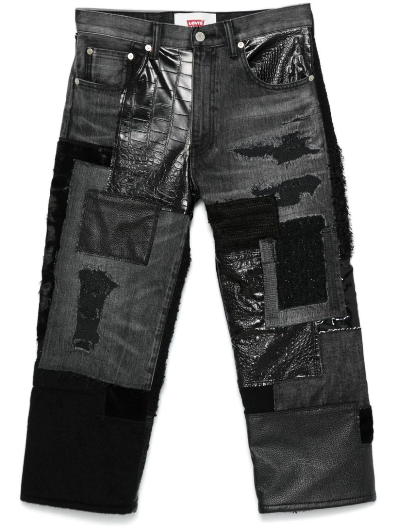 x Levi's patchwork jeans 1