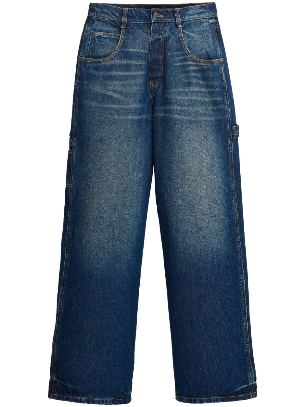 mid-rise wide-leg jeans - 1