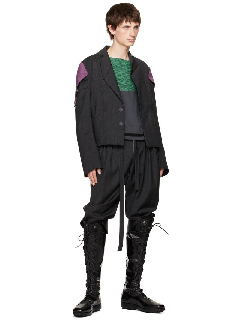 Kiko Kostadinov Black Priam Boots outlook
