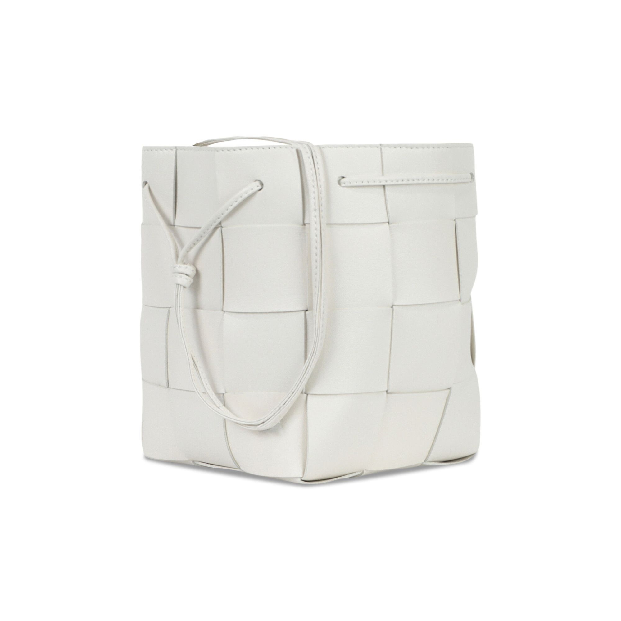 Bottega Veneta Small Cassette Bucket Bag 'White' - 2