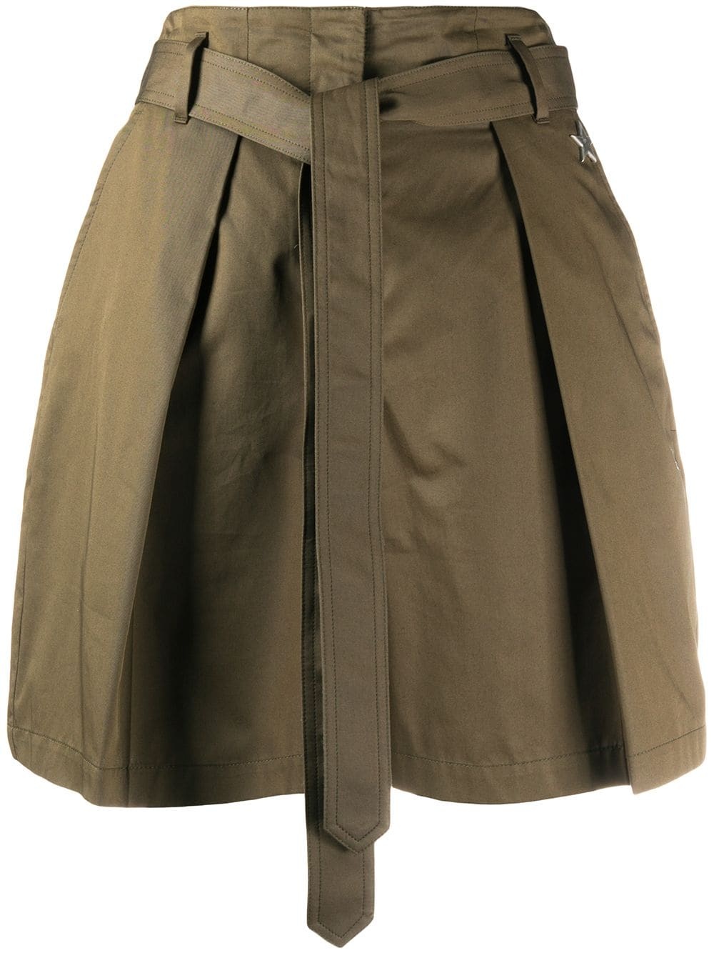 pleated shorts - 1