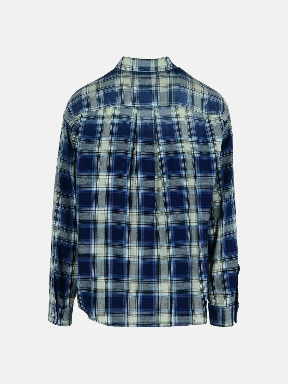 BLUE COTTON SHIRT - 3