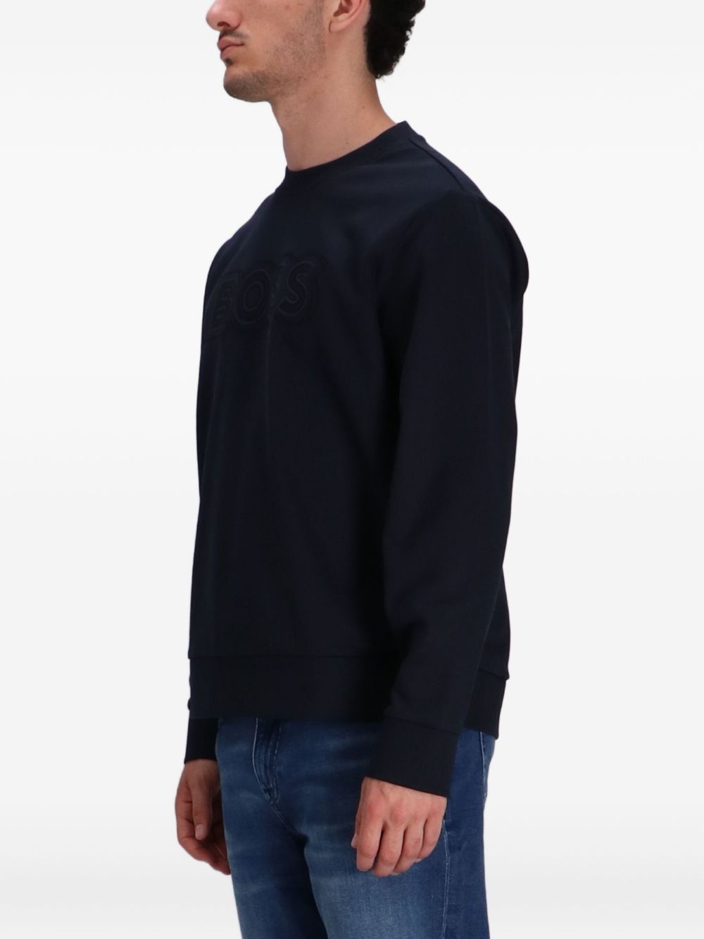 logo-embellished sweatshirt - 3