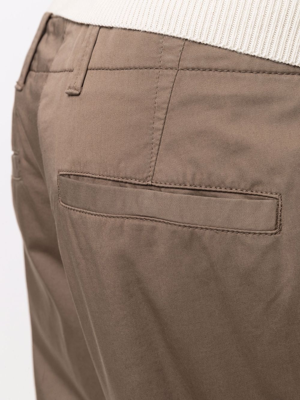 stretch-cotton chino trousers - 5