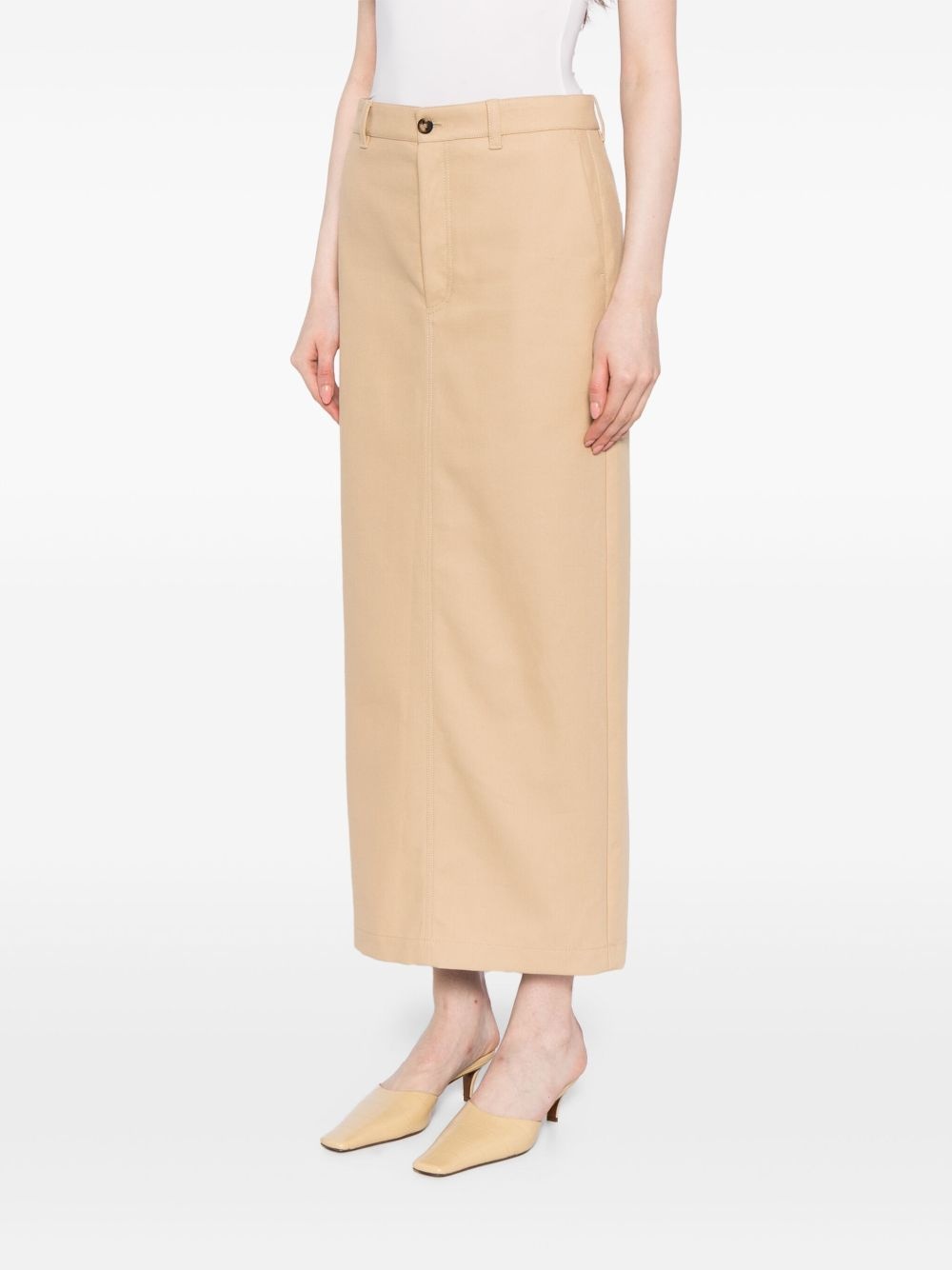 Drill Column maxi skirt - 3