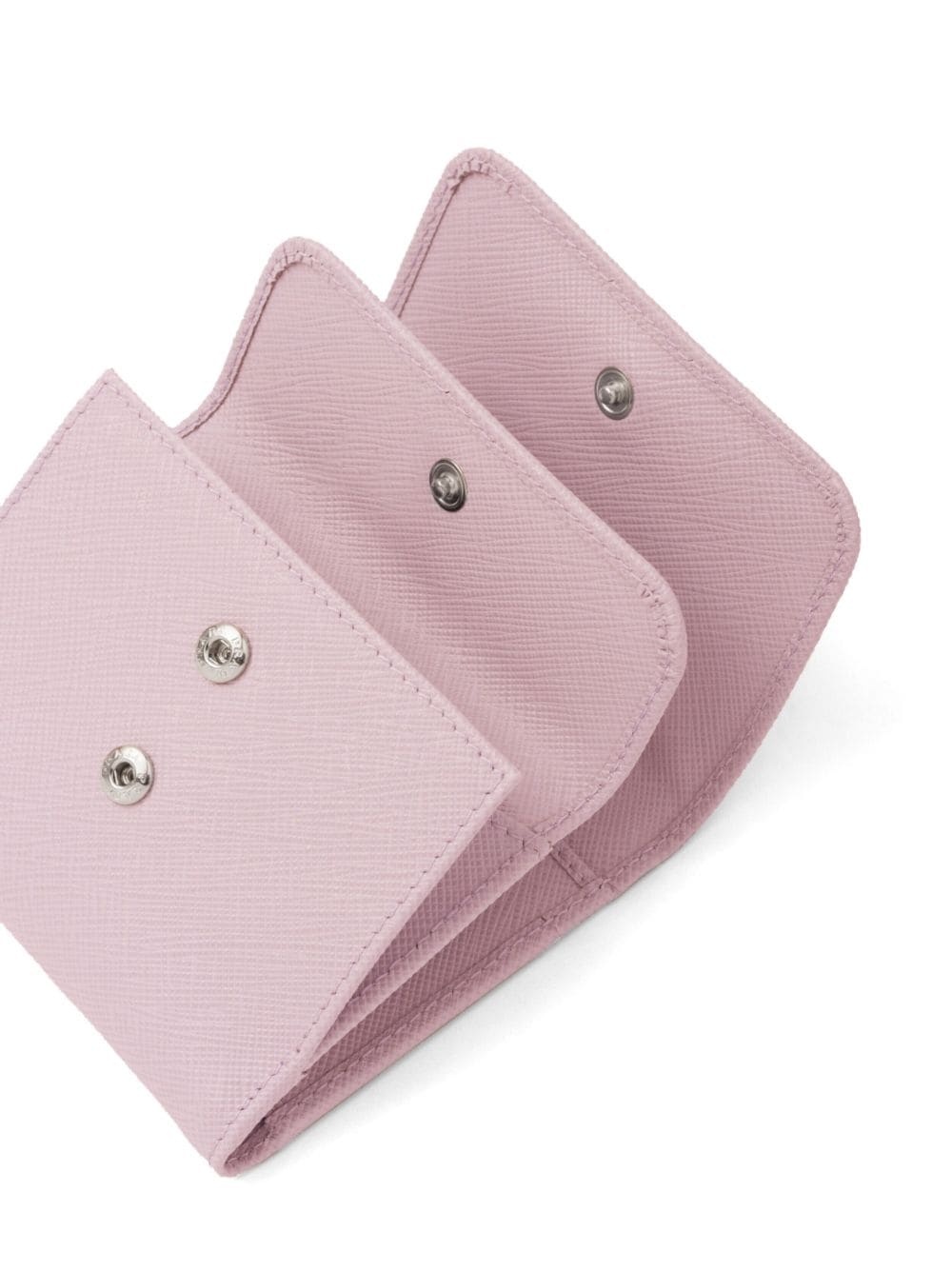 triangle-logo Saffiano leather wallet - 6