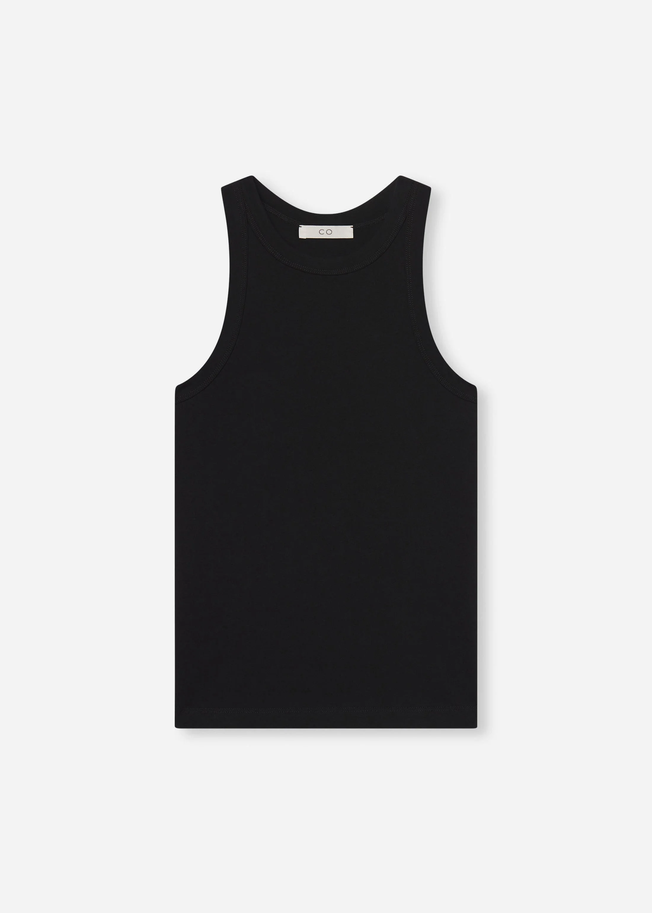 Fitted Tank in Cotton Jersey - 1