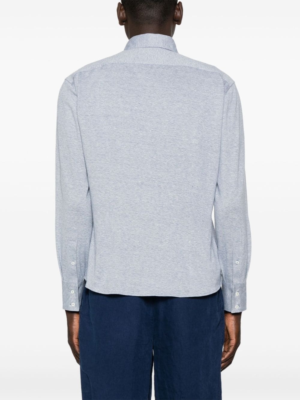 mÃ©lange ribbed shirt - 4