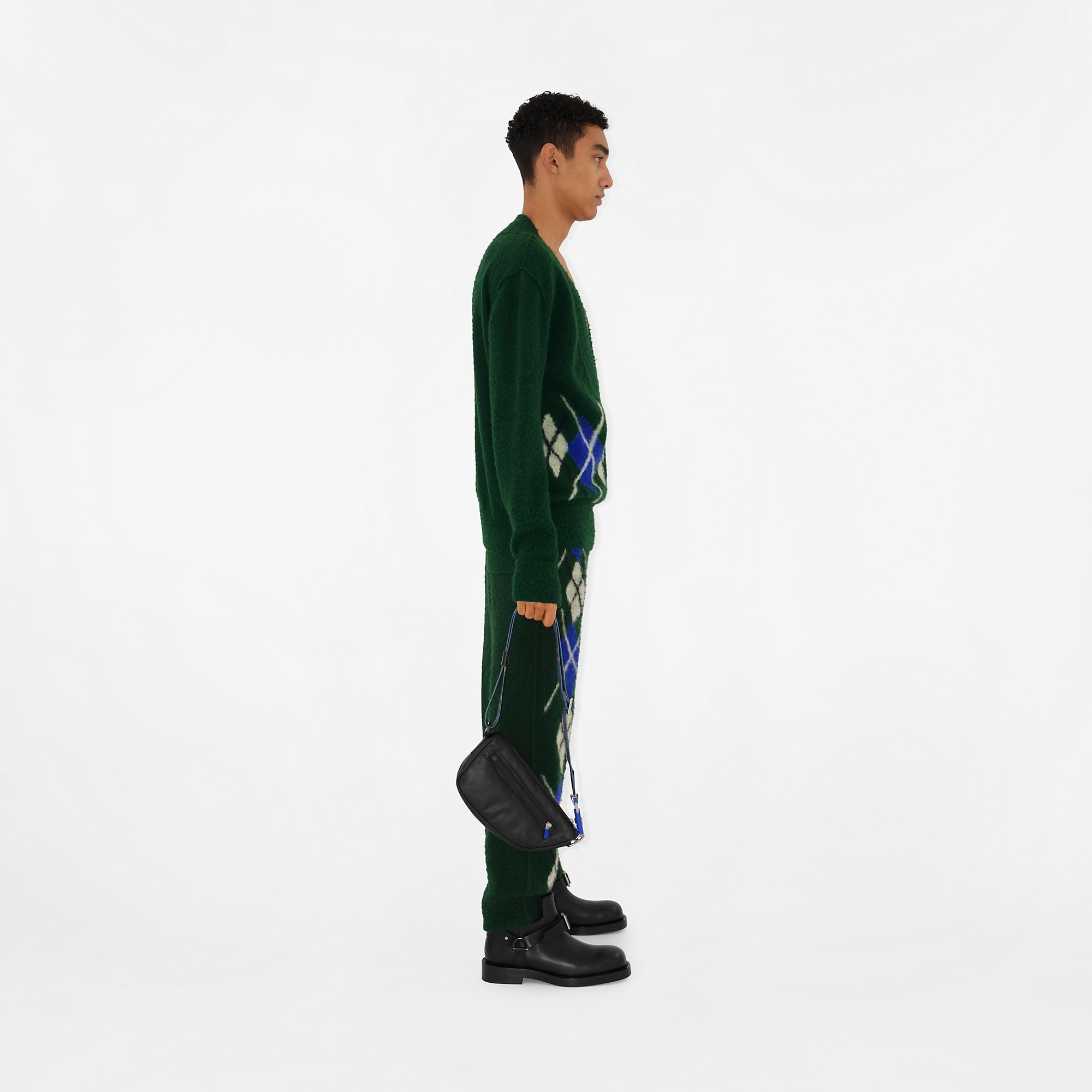 Argyle Wool Jogging Pants - 3