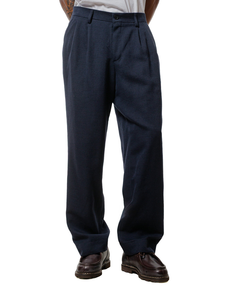 NORSE PROJECTS Benn Relaxed Alpinix Smart Merino Pants Dark Navy outlook