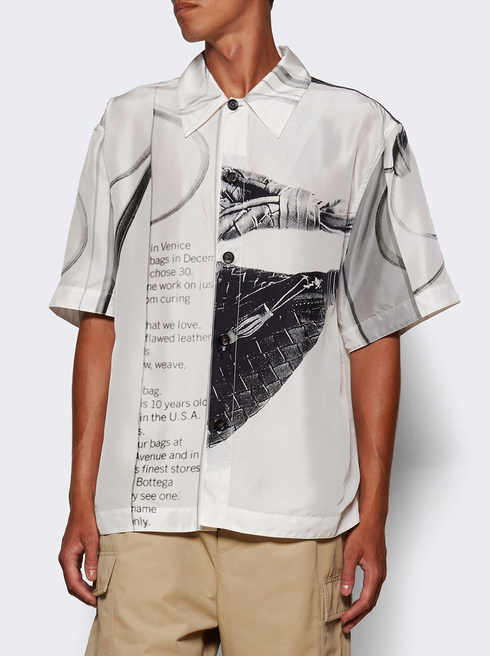 Printed Shirt Chalk And Black - 2