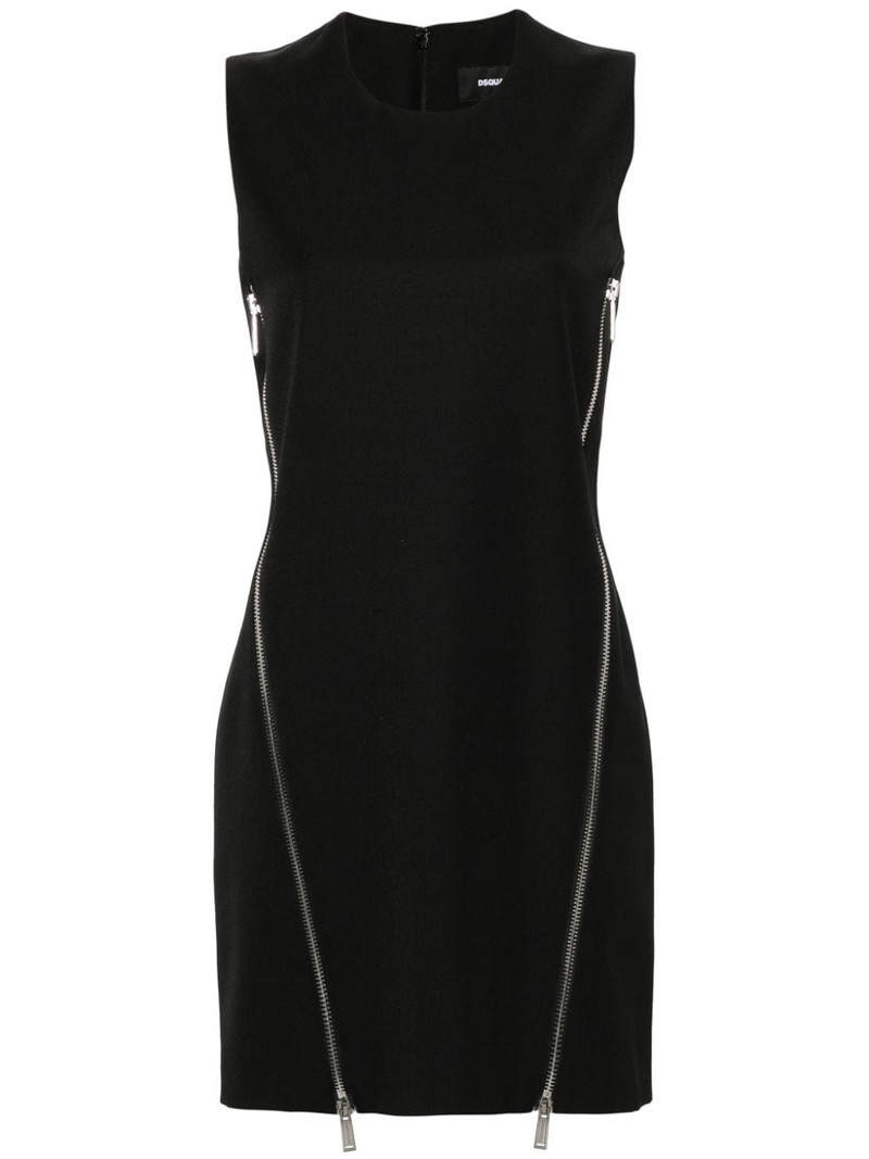 Audrey zip-detailed shift dress 1