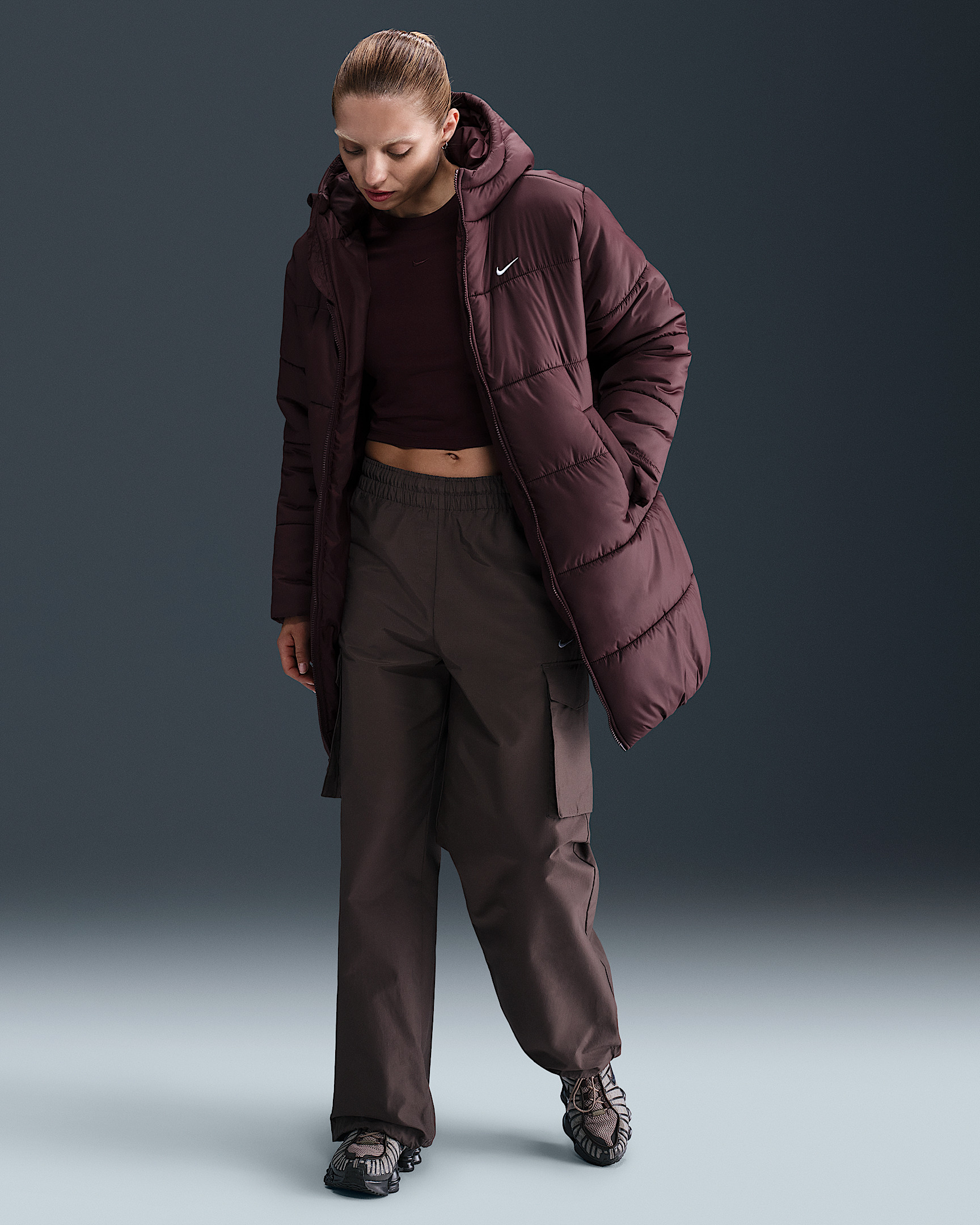 Nike Sportswear Classic Women's Therma-FIT Loose Hooded Parka - 4