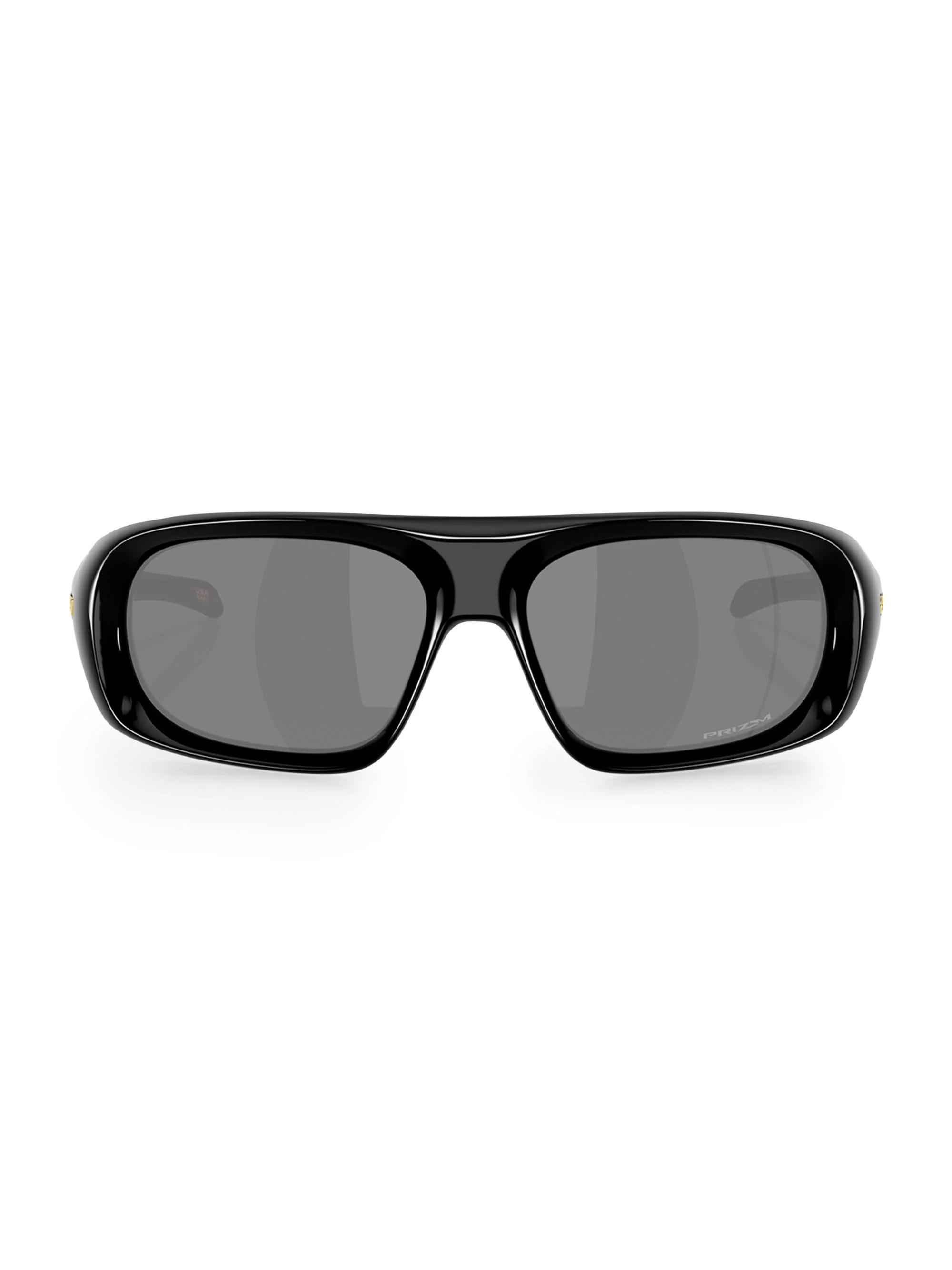 Men's 61MM Rectangular Sunglasses - Black - 1