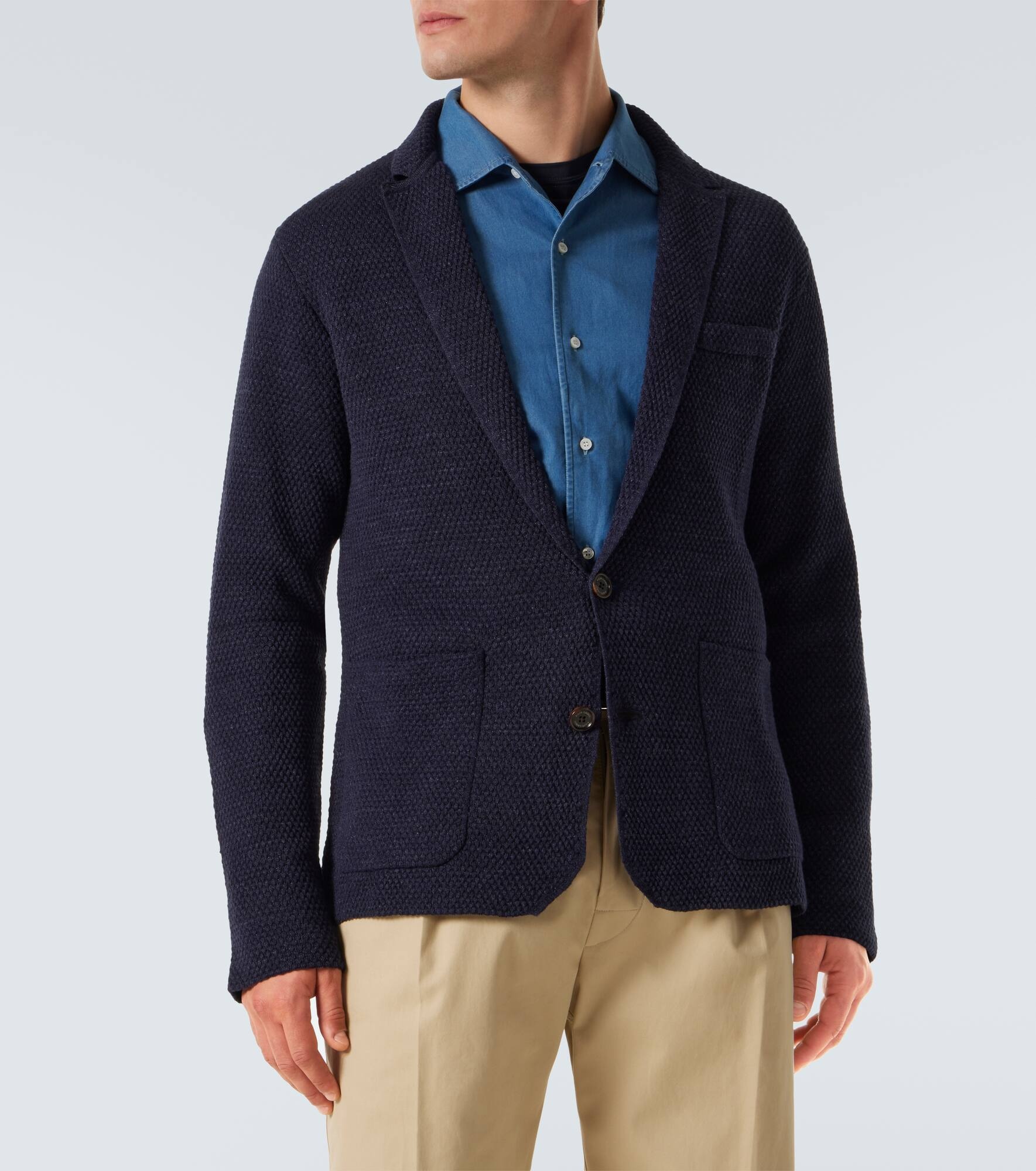 Linen-blend cardigan - 3
