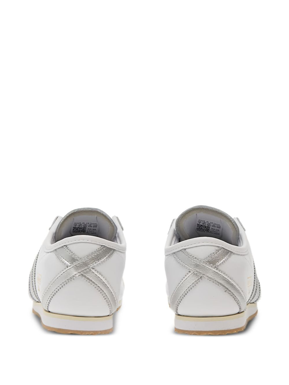 Italia 70s leather silver-stripe sneakers - 5