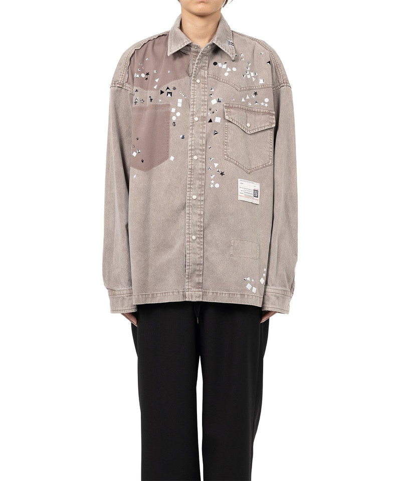 Embellished Distressed Shirt 10