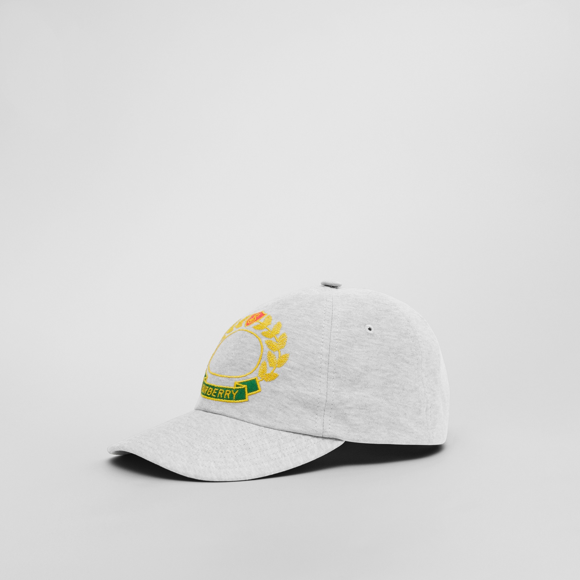 Oak Leaf Crest Cotton Jersey Baseball Cap - 5