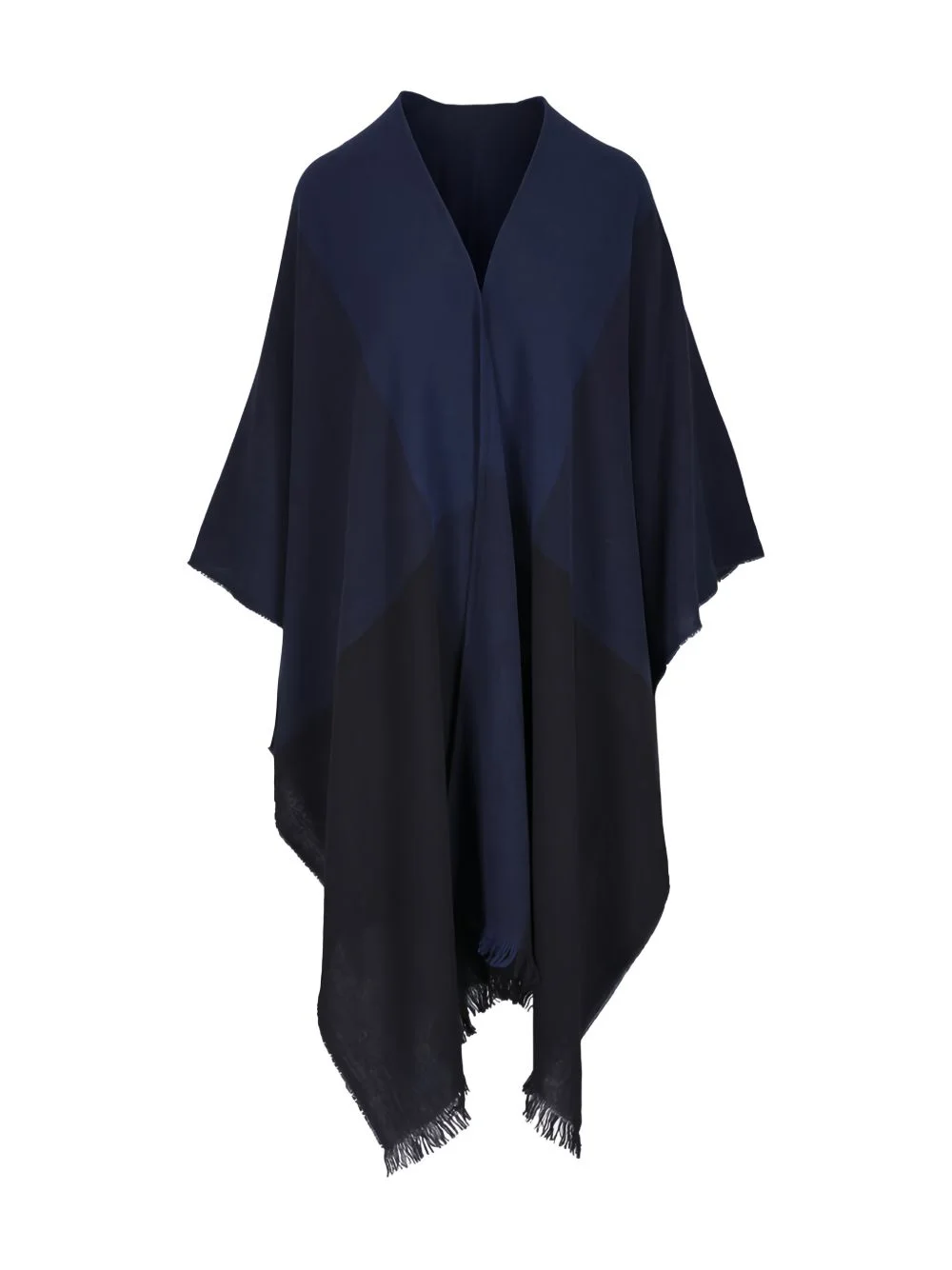 colourblock fringed scarf - 1