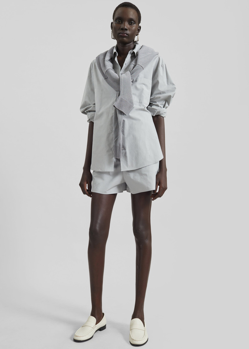 Lui Organic Cotton Shirt - Ice 3