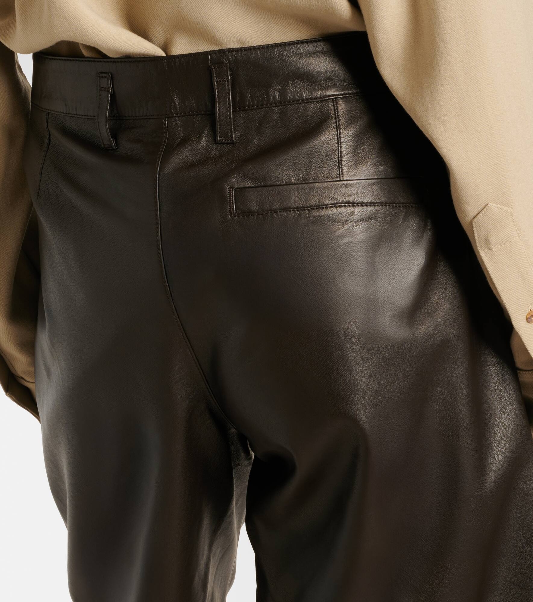 Leather shorts - 5