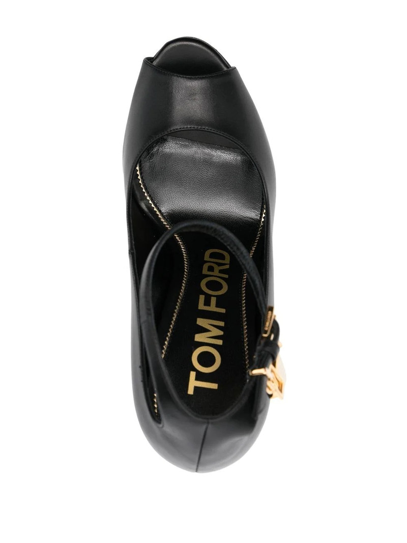 padlock charm platform pumps 4