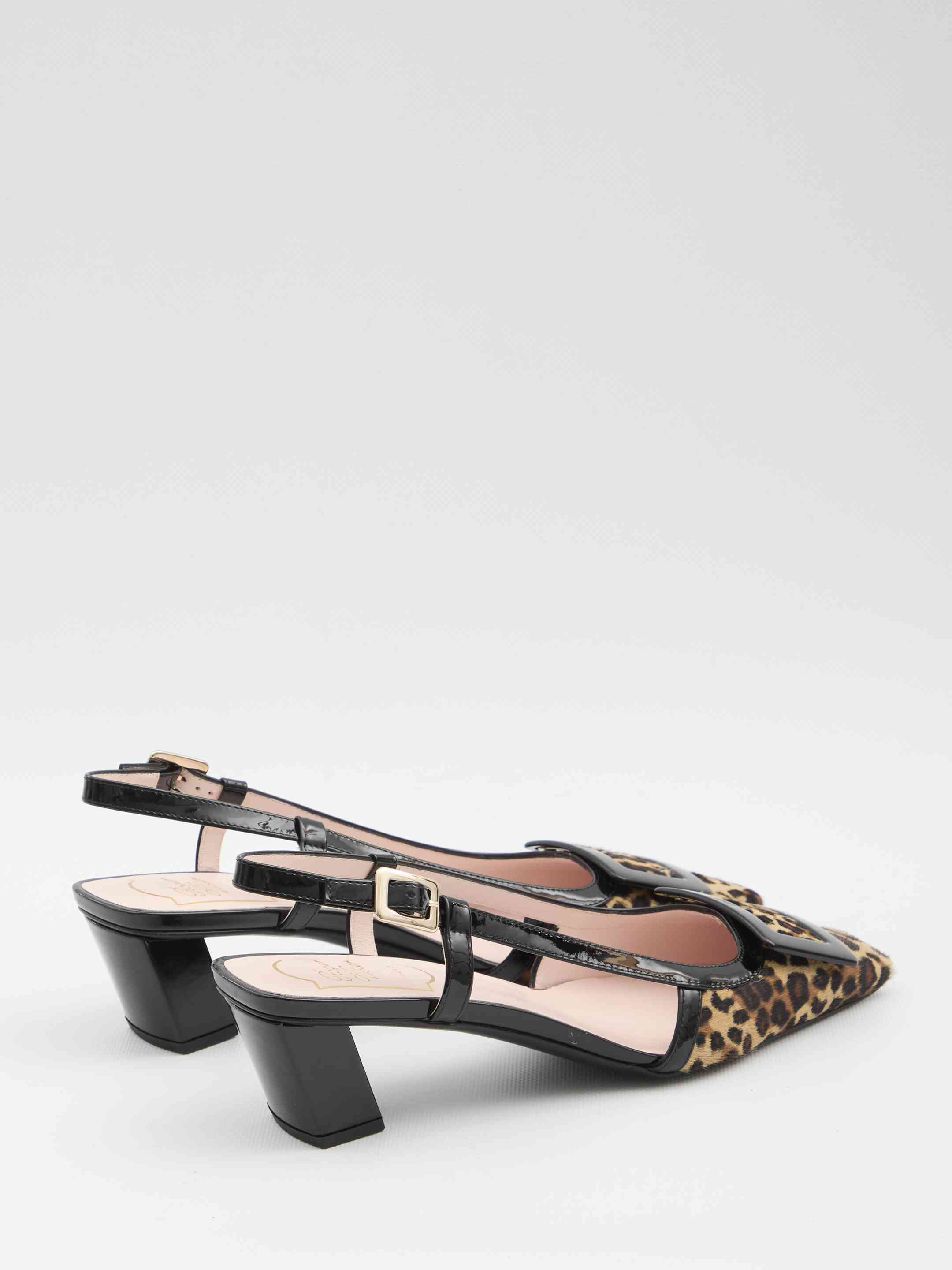 Roger Vivier Women Belle Vivier Pony Slingback Pumps - 3