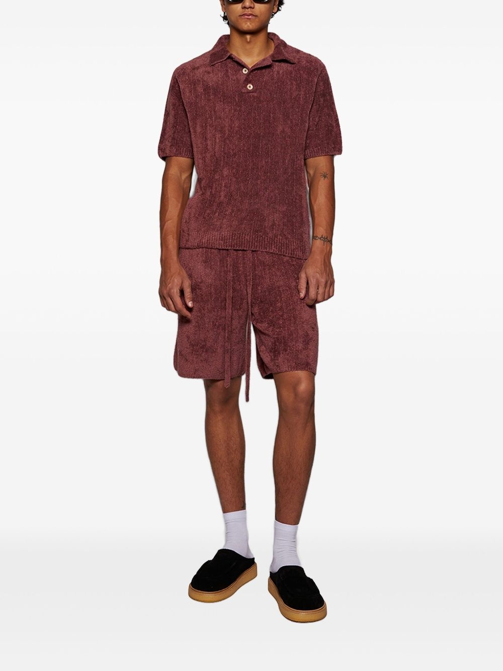chenille polo shirt - 2