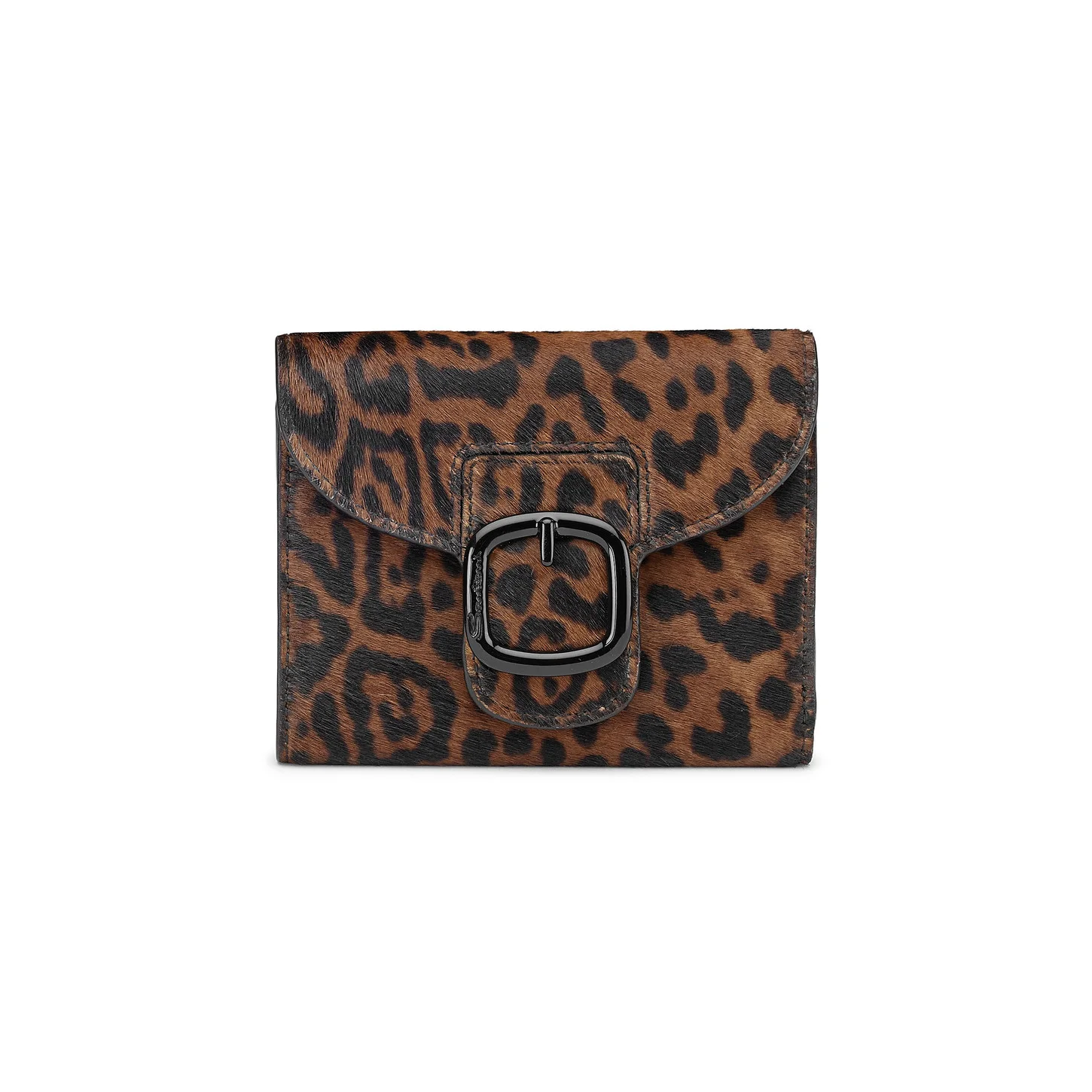 Animal-print cavallino wallet with coin pocket - 1